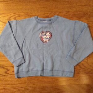 7/8 | Heart Sweatshirt | Hanes